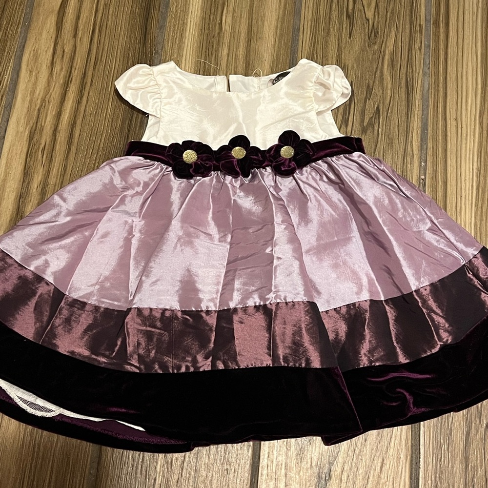 Purple formal dress